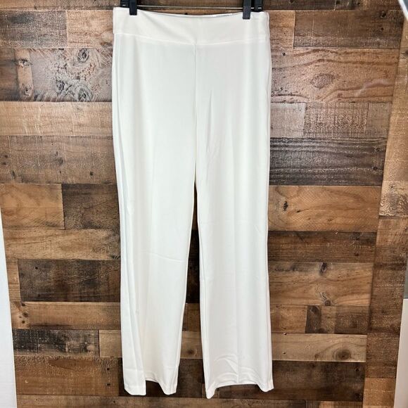 INC Pants High Rise Wide Leg Washed White Side Zipper 8 Women’s - Picture 16 of 16